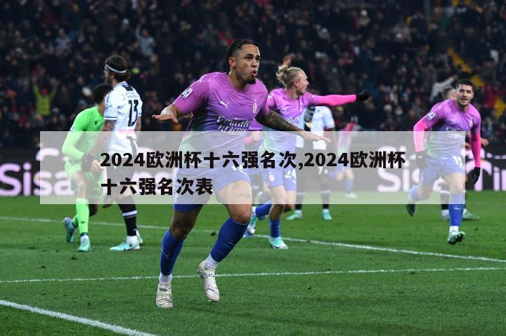 2024欧洲杯十六强名次,2024欧洲杯十六强名次表