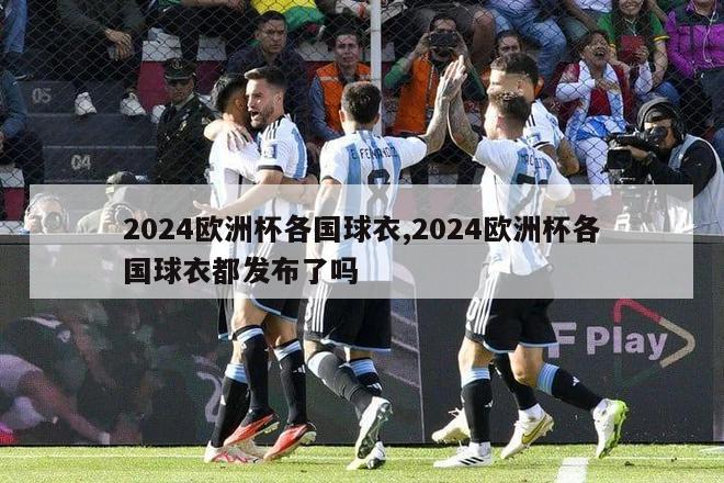 2024欧洲杯各国球衣,2024欧洲杯各国球衣都发布了吗